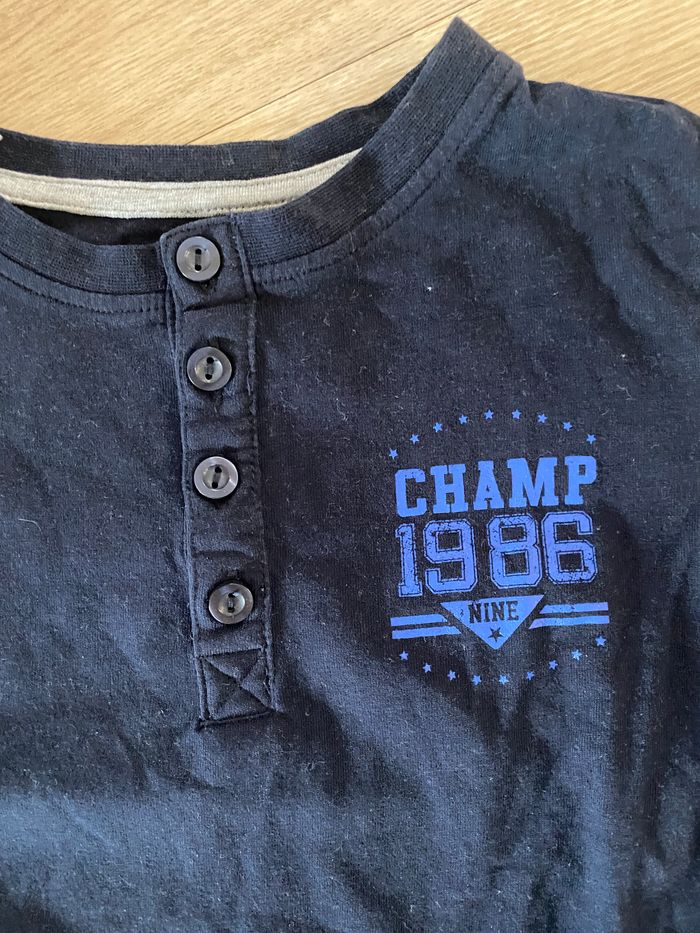 Tee shirt bleu 8 ans - photo numéro 2