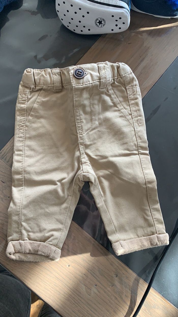 Pantalon habillé marron 1 mois