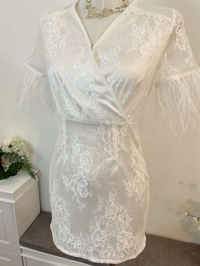 Dress Robe Chic White Elegant Princess - photo numéro 4