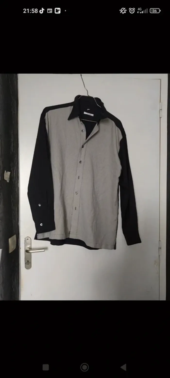 Chemise taille L noir et grise - photo numéro 10