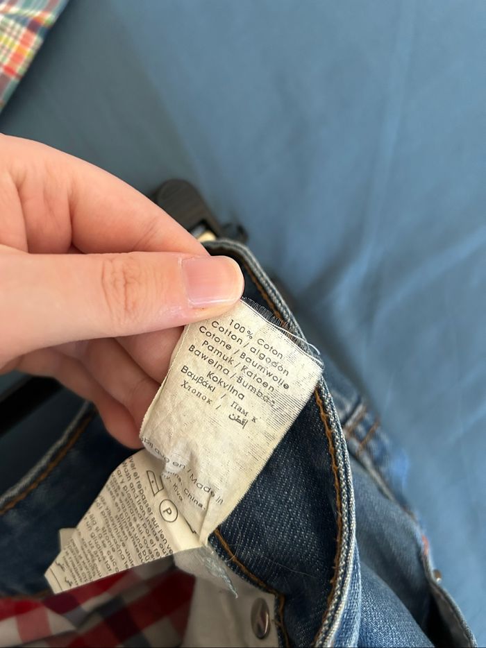Pantacourt bleu en jean Truerise Tailles 44-46 - photo numéro 10