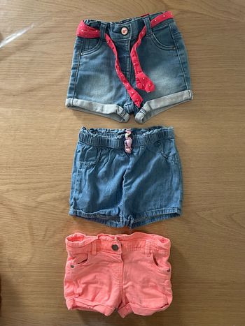 Lot de 3 shorts en Jean