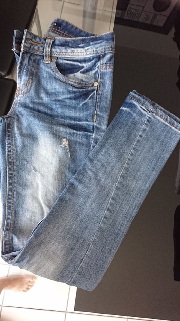 Jeans morgan bleu - photo numéro 2