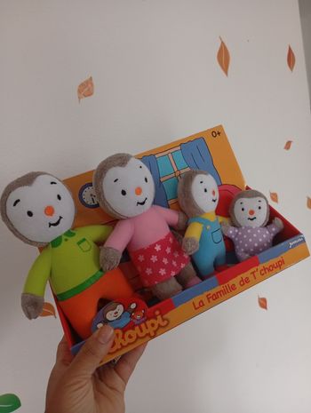 Lot peluches T'choupi sa fille Fanny 