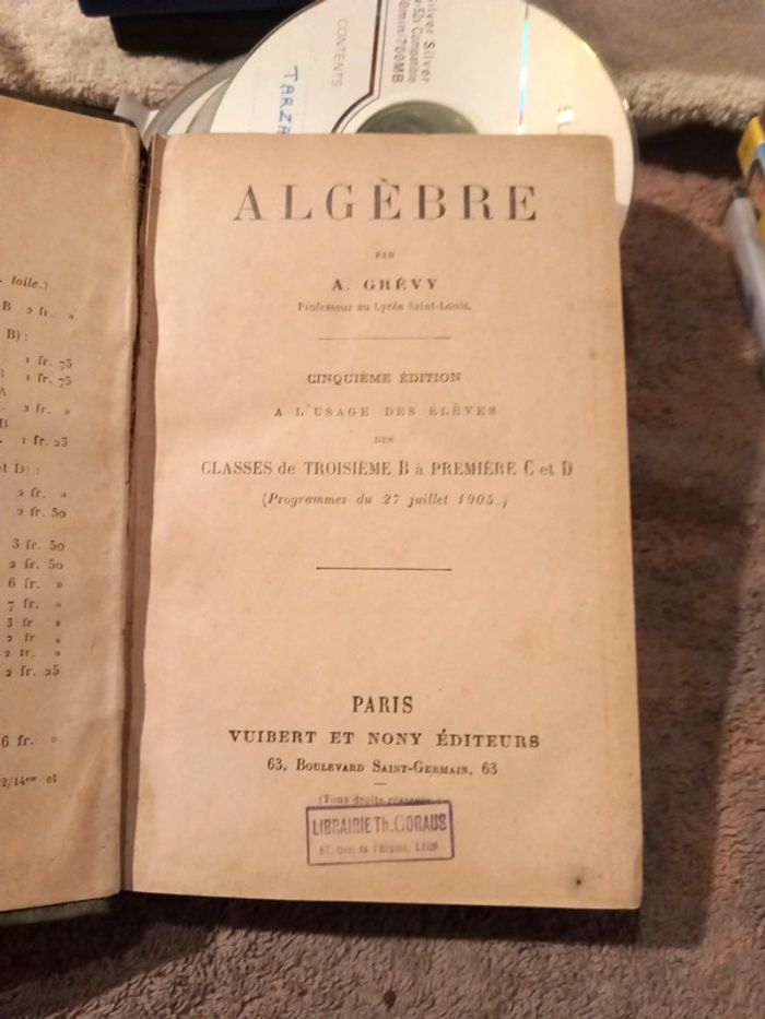 Livre algèbre - photo numéro 2