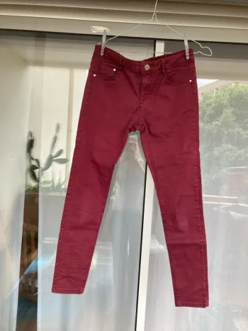 Jean Skinny bordeaux, pimkie 38
