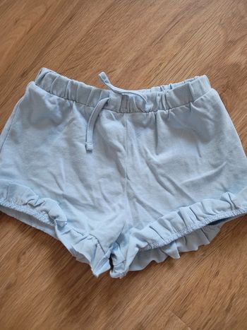 Short bleu ciel 12 mois