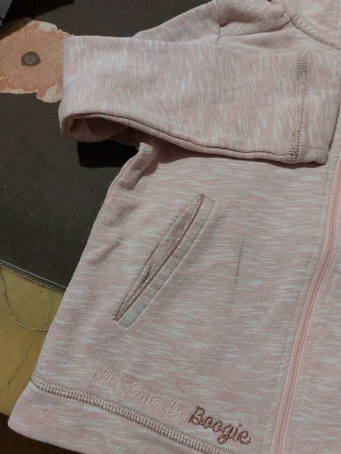 Sweat à capuche gilet zippé Kiabi 5A - photo numéro 4