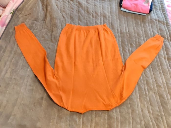 pull celio orange L - photo numéro 3