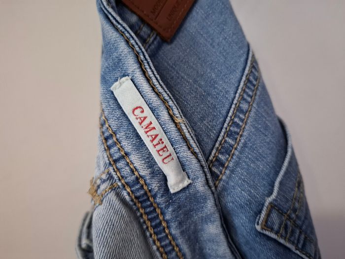 Jupe en jean raille 40 en très bon état - photo numéro 7