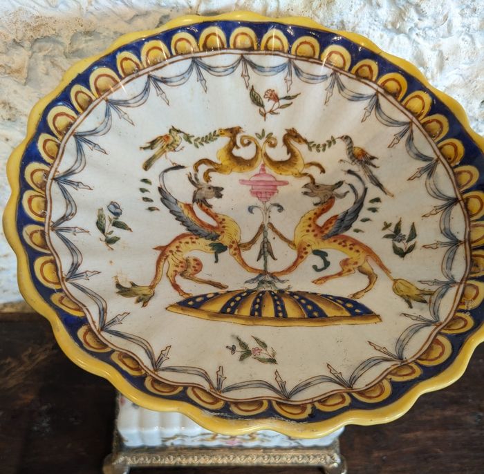 Ancien centre de table porcelaine - photo numéro 4