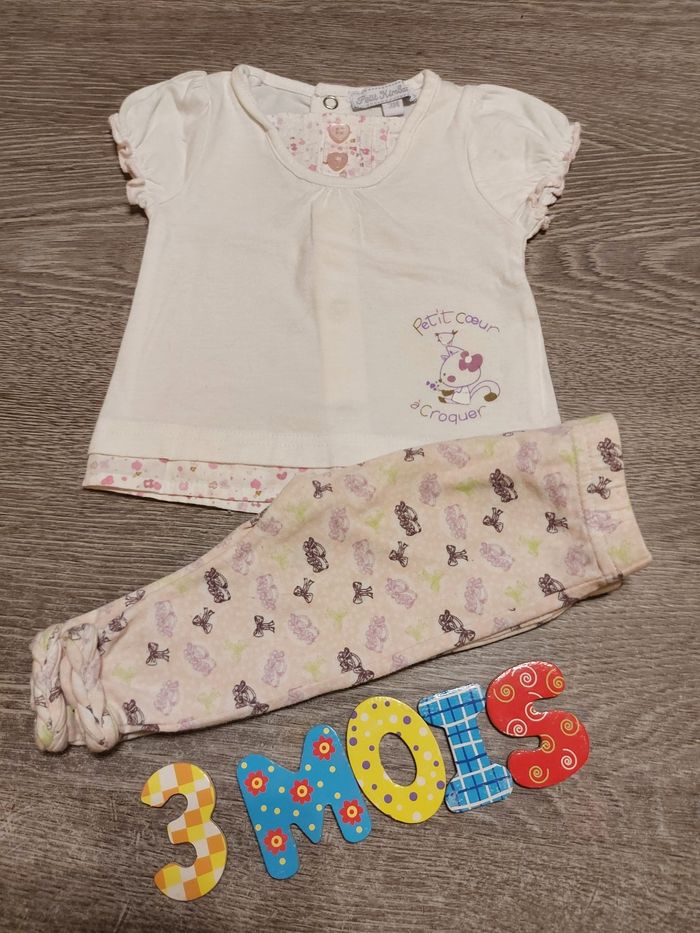 Ensemble legging et T-shirt - 3 mois - Tape à l'oeil - Petit Kimbaloo