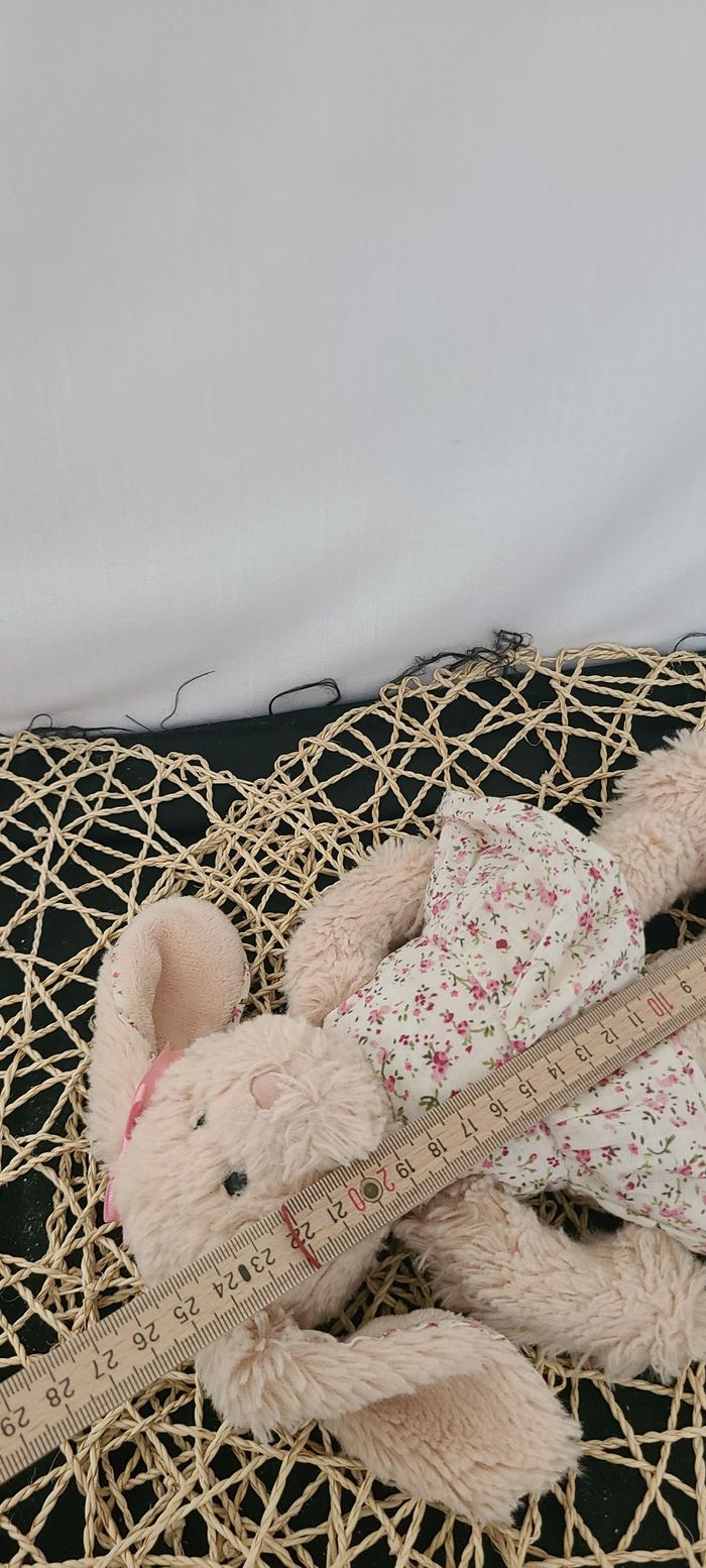 Peluche souris Keel Belle Rose marron à fleurs - photo numéro 2