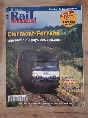 Rail passion Clermont-Ferrand avec DVD