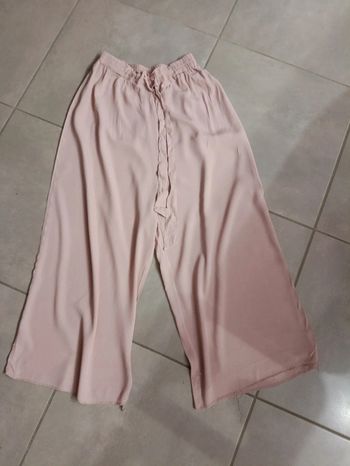 Pantalon jambe fluide large