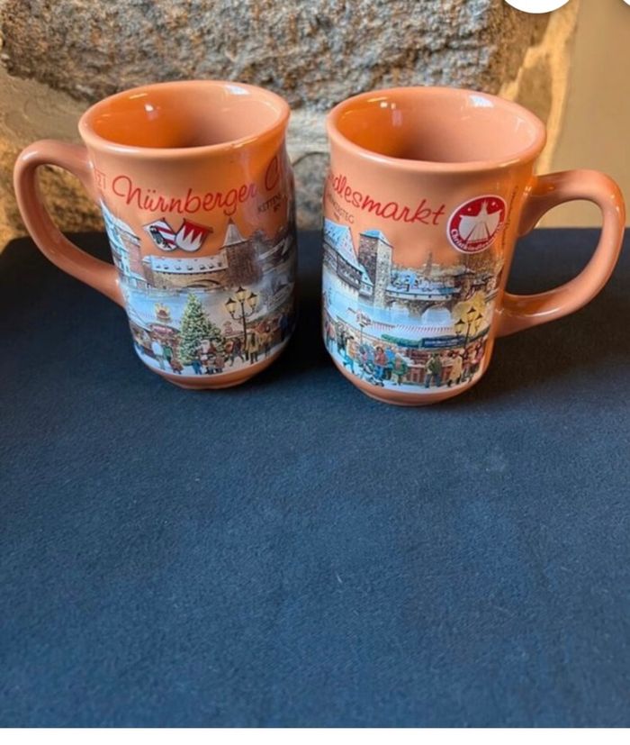 Superbe lot de deux mugs Mohaba GmbH + Co KG Nurnberger 2012 - photo numéro 3