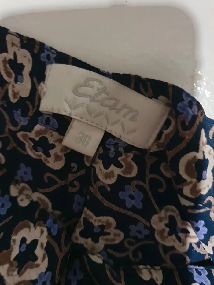 Short fleuri taille haute Etam - Taille S/36 - photo numéro 5