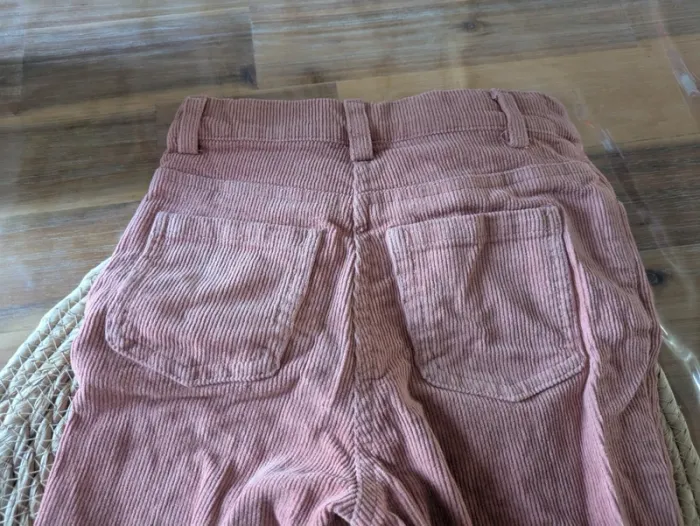 Pantalon velours rose - photo numéro 4