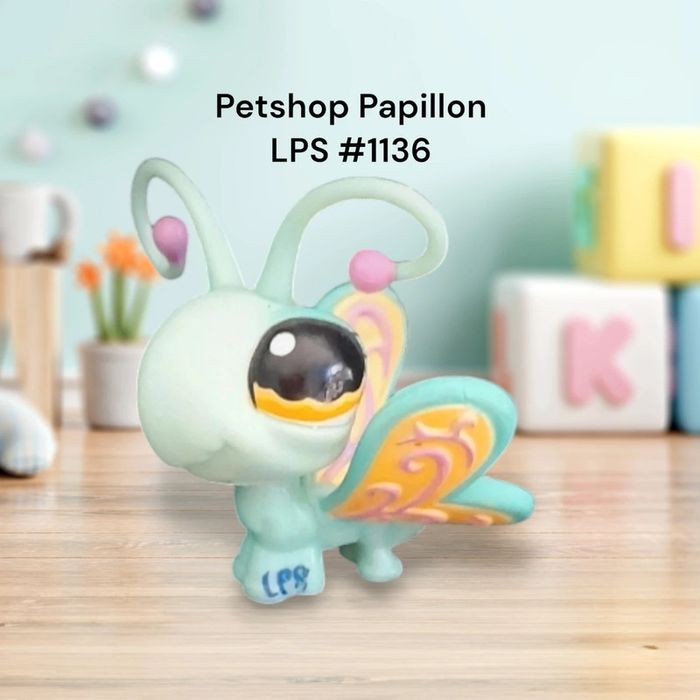 Little Petshop Papillon LPS #1136 Hasbro