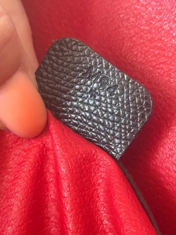 Sac Céline Bolide Noir Intérieur Rouge – M94 – Avec Bandoulière 100 cm - photo numéro 6