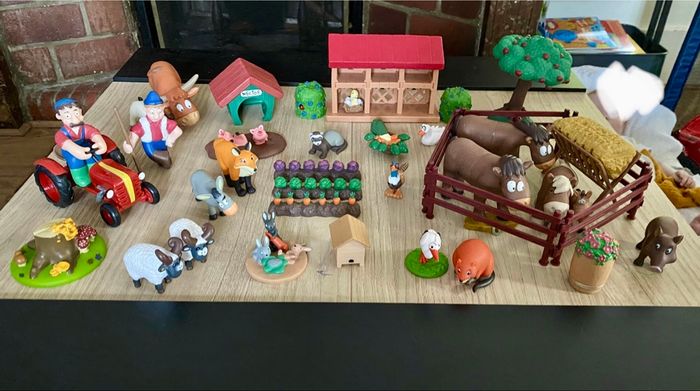 Lot de jouets animaux de la ferme - photo numéro 2