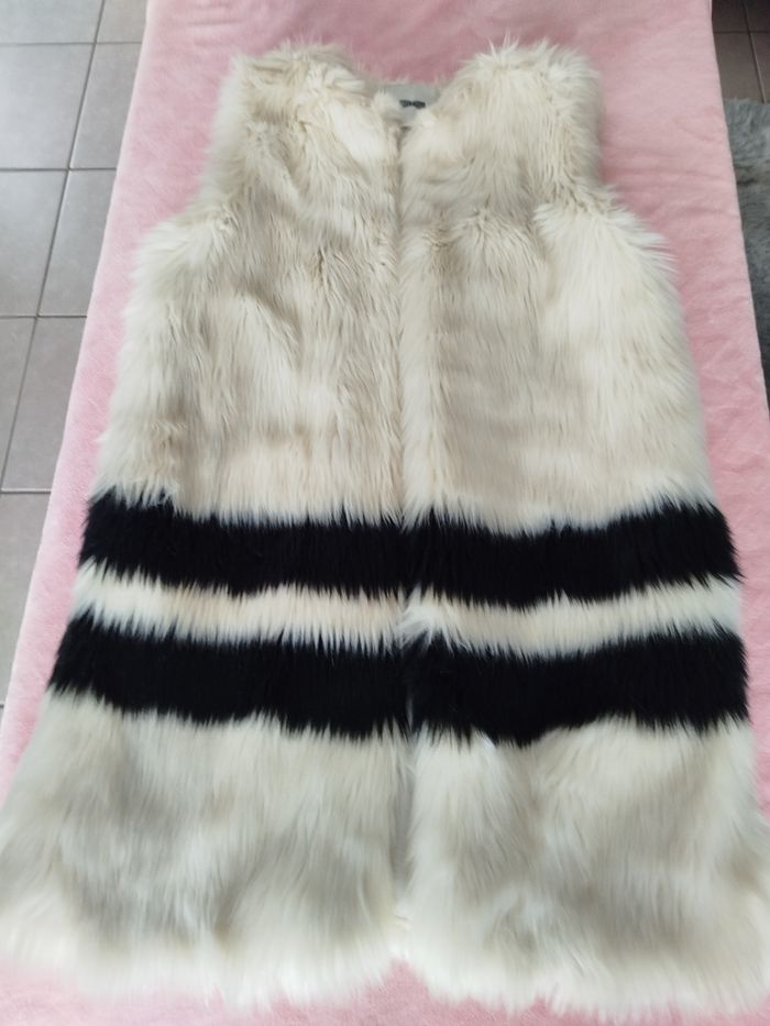 Veste fausse fourrure femme
