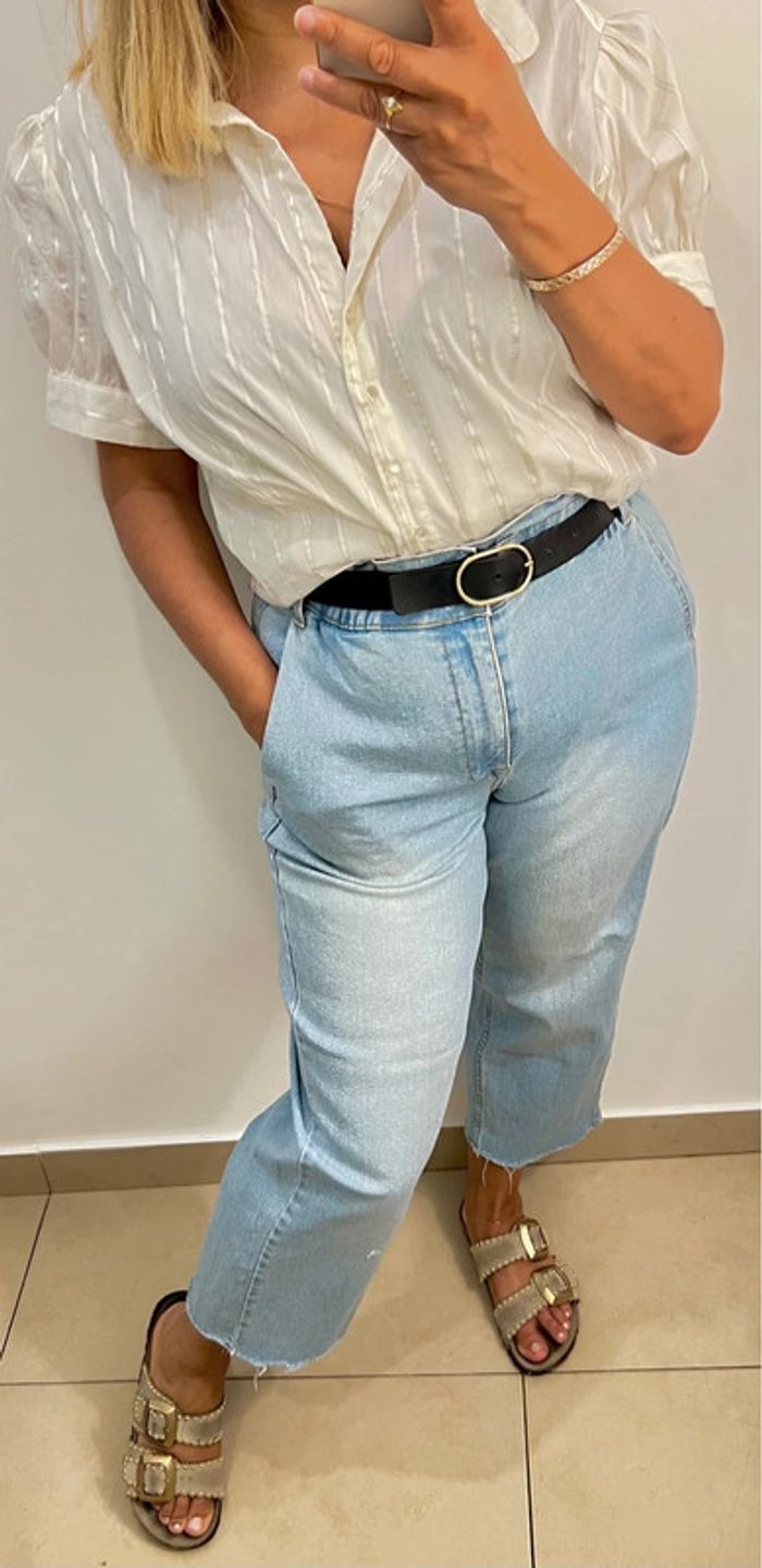 Chemise manches courtes à rayures - photo numéro 2