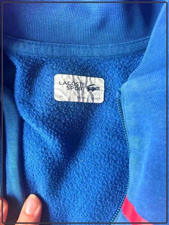Magnifique veste Lacoste 10ans garçon - photo numéro 4