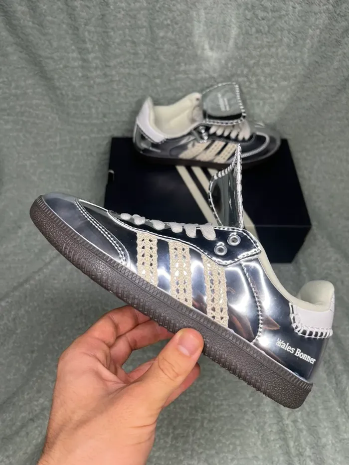 adidas x Wales Bonner Samba 'Metallic Silver Lace' - Taille 40