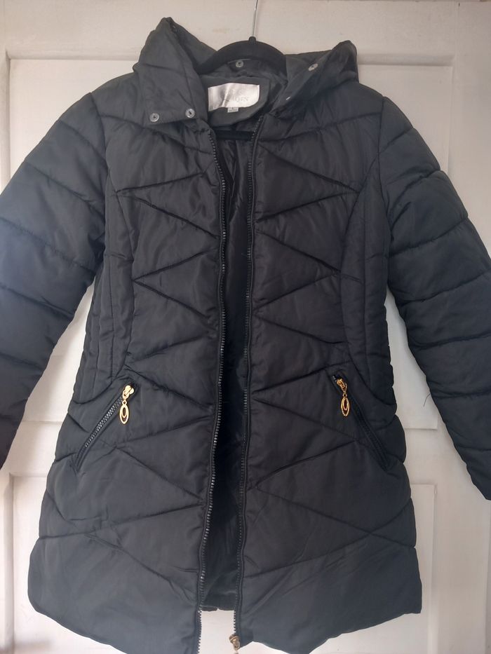 Blouson manteau noir femme taille 36 - photo numéro 5