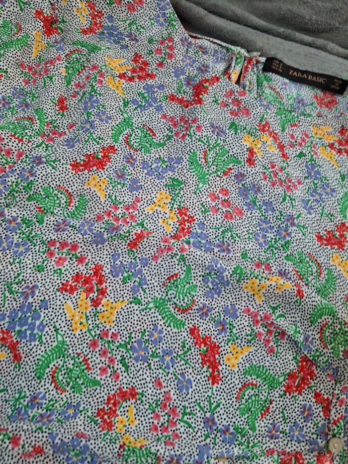 Chemise manche longue fleur - photo numéro 4