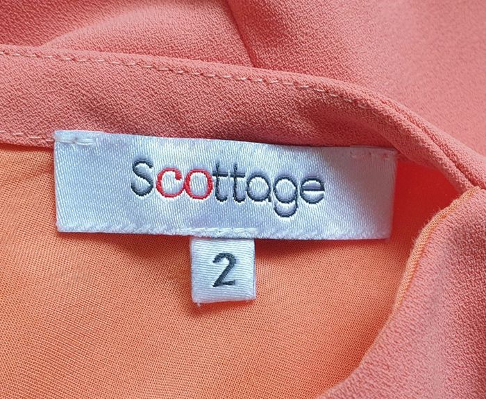 Blouse Abricot Scottage T.38 - photo numéro 6
