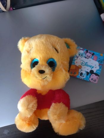 Peluche winnie l'ourson  poilus style Ty 15cm env