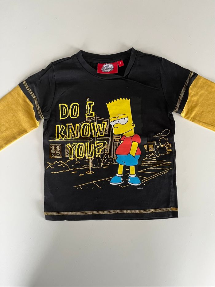 T-shirt manche longue Simpsons 2A - photo numéro 2
