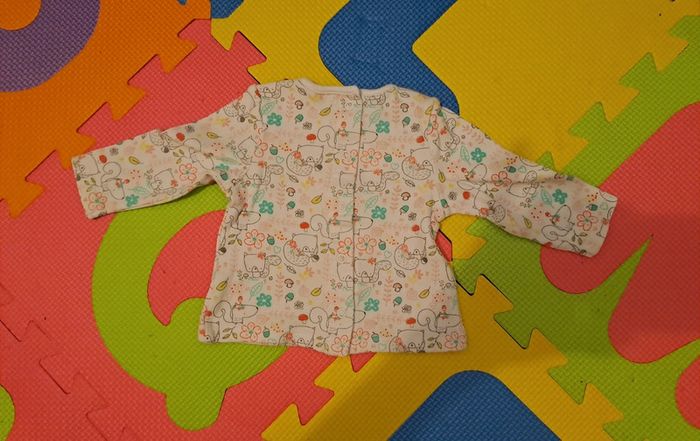 Ensemble t-shirt manches longues salopette écureuil, orchestra, taille 1 mois (54 cm) - photo numéro 6