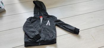 Gilet zippée grise 3 ans bébé garçon