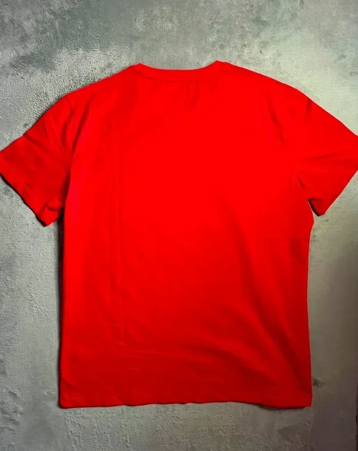 T-shirt Ralph Lauren Crewneck Embroidered Red Navy Poney – Taille L - photo numéro 8