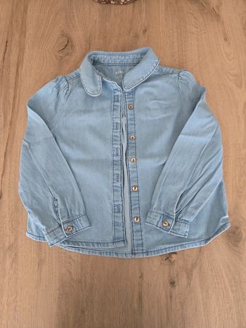 Chemise en jean fille 4ans