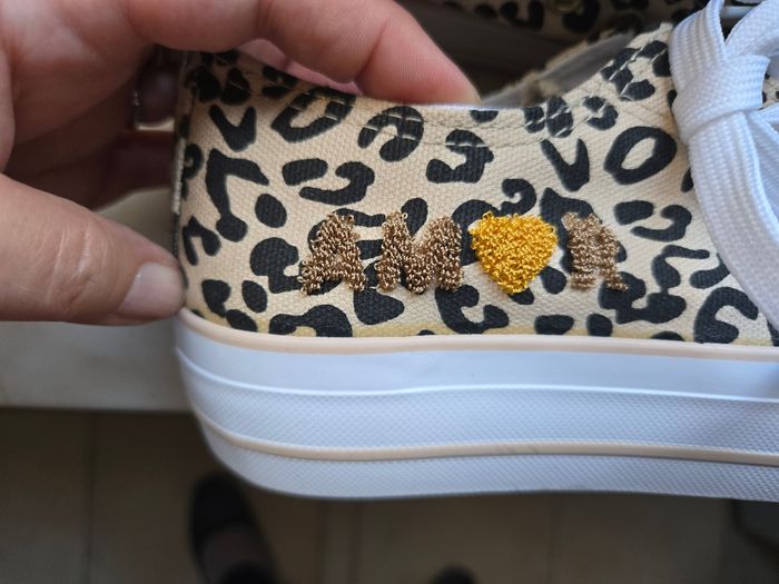 Baskets/Tennis imprimé leopard P38,5/39 neuves - photo numéro 8