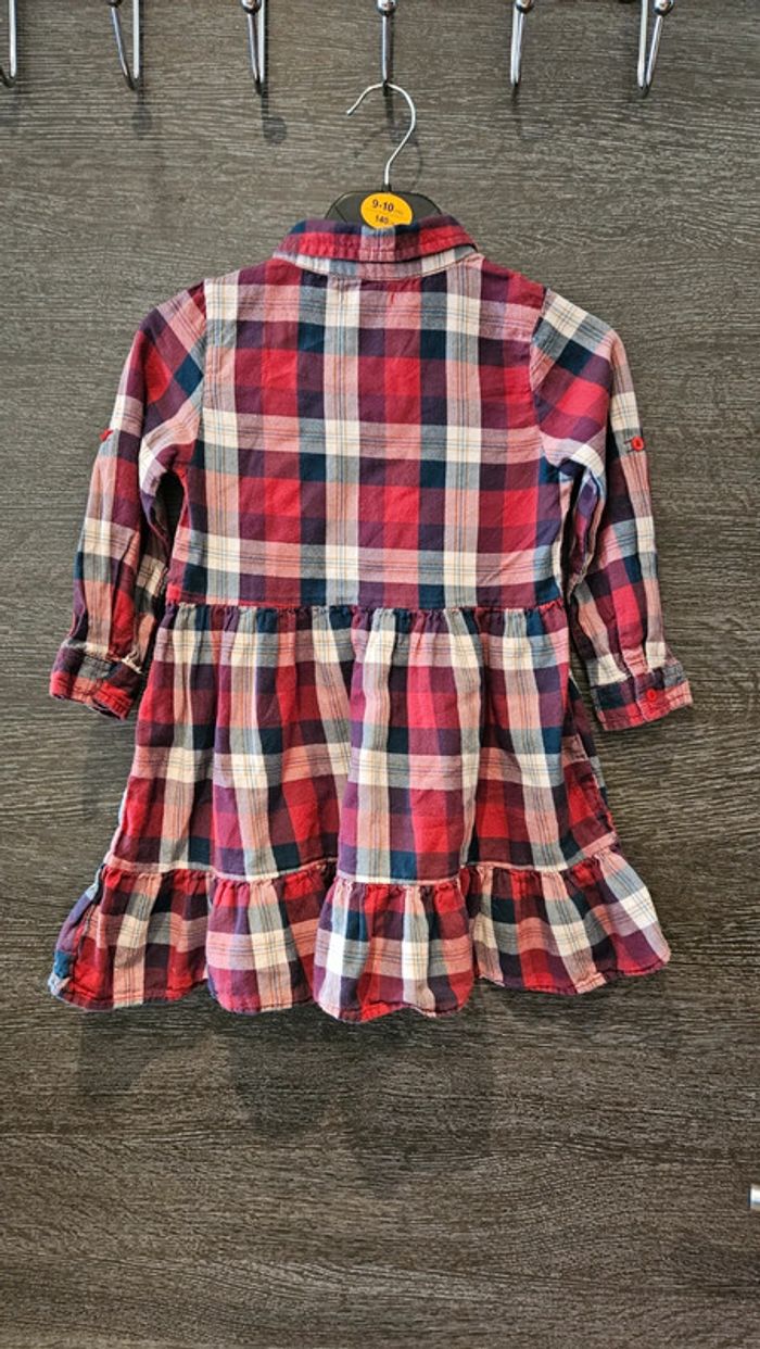 Robe fille a carreaux - photo numéro 2