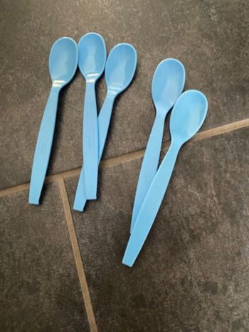 Lot De 5 cuillères en plastique