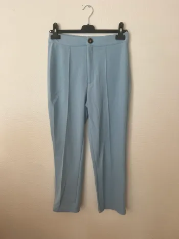 Pantalon fluide bleu