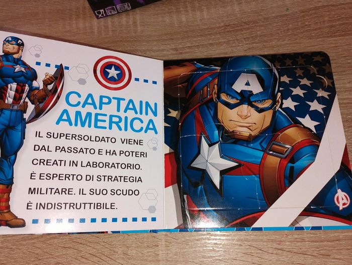 Livre avec 4 puzzles Marvel Avengers - photo numéro 4