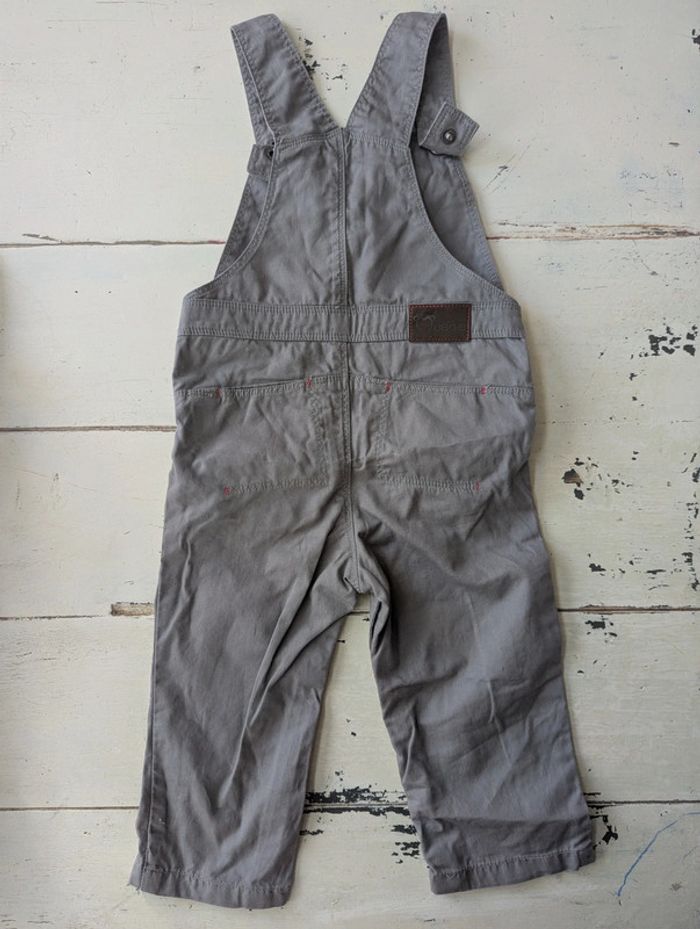 Salopette en toile Obaibi 18 mois - photo numéro 2
