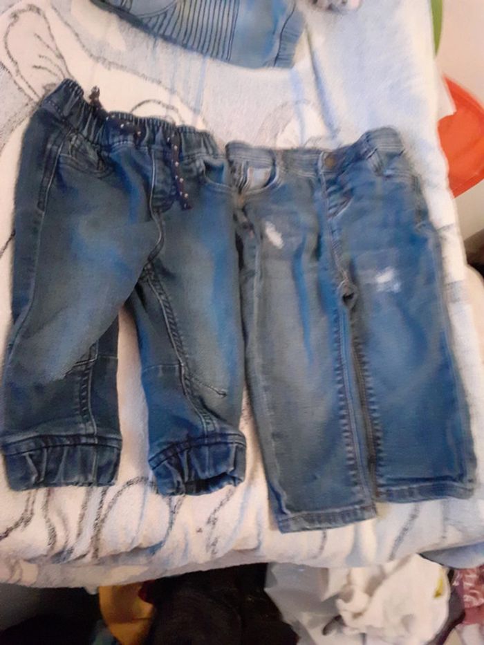 Lot 11 jeans bébé garçon 9 mois - photo numéro 5
