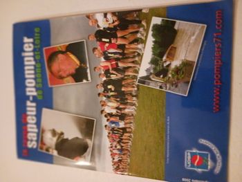 la revue du sapeur pompier de Saône et Loire N° 6 de 2008