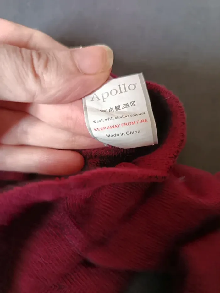 Collants laine Apollo bordeaux neuf 80/86 cm - photo numéro 4