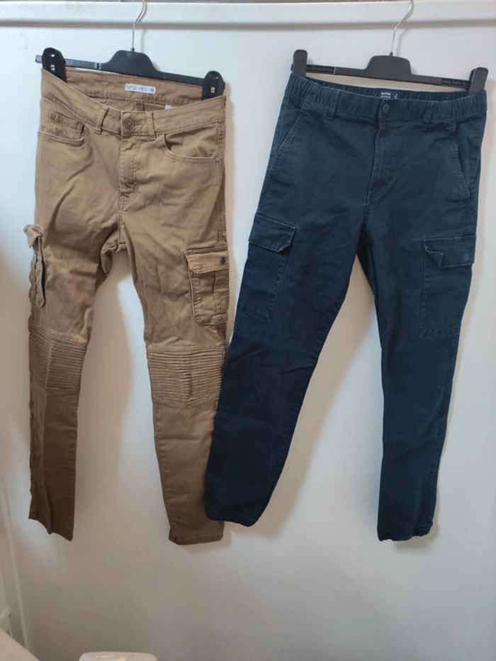 Lot de deux pantalons cargo taille 36