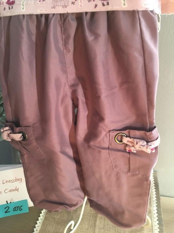 Ensemble fille 24 mois pantalon et sous pull - photo numéro 2