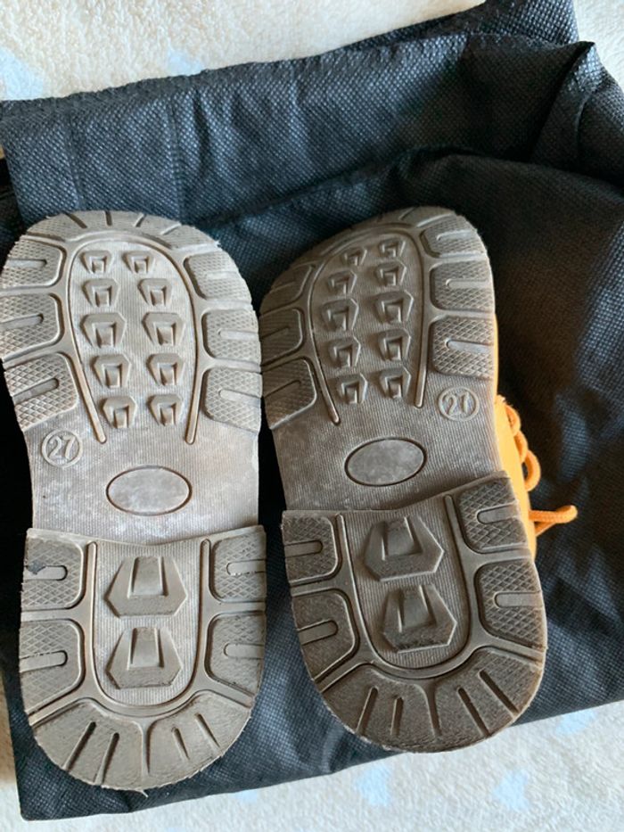 Bottines moutardes taille 27 - photo numéro 5